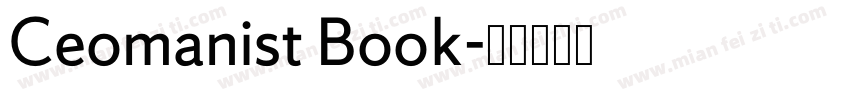 Ceomanist Book字体转换